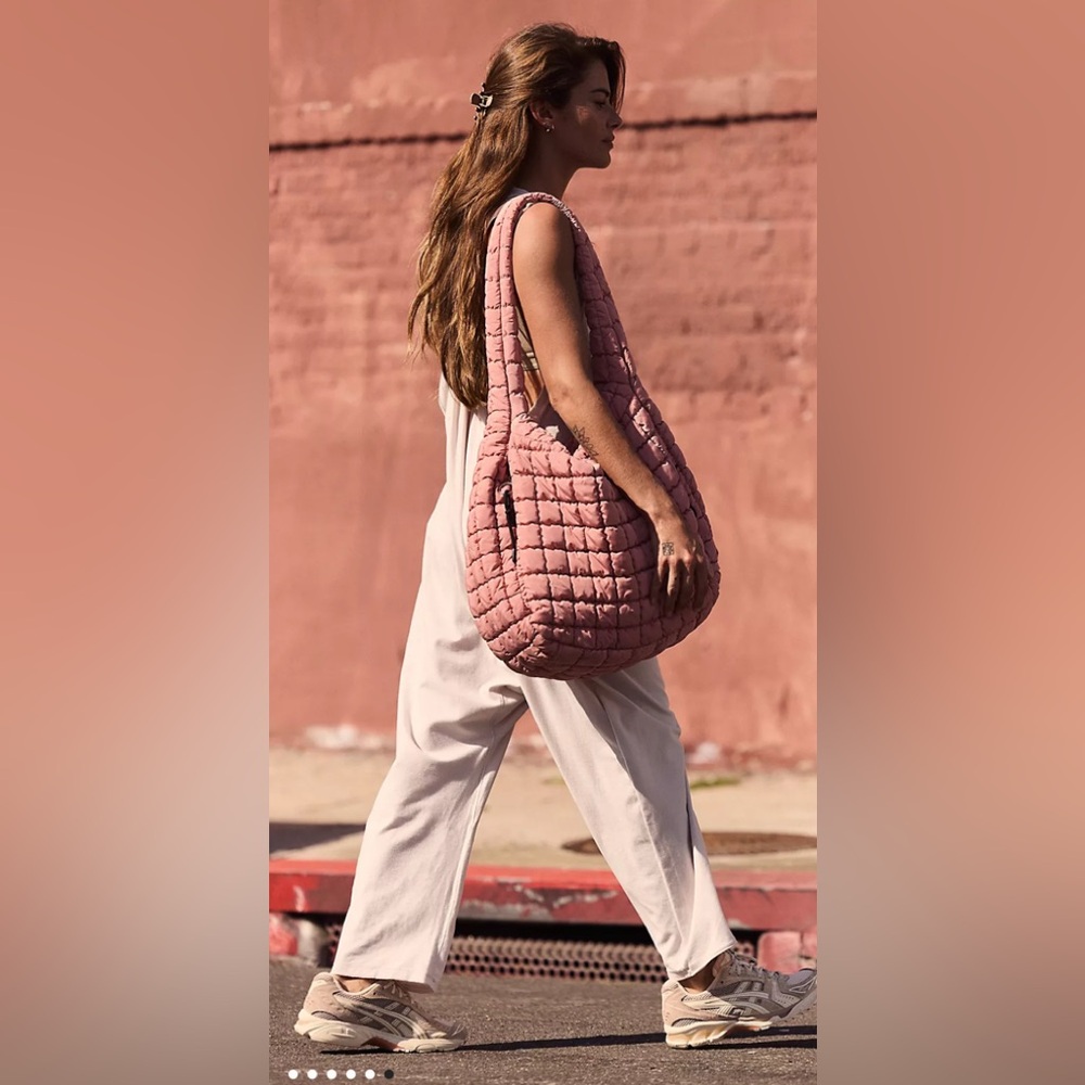 Free People Quilted Carryall Bag